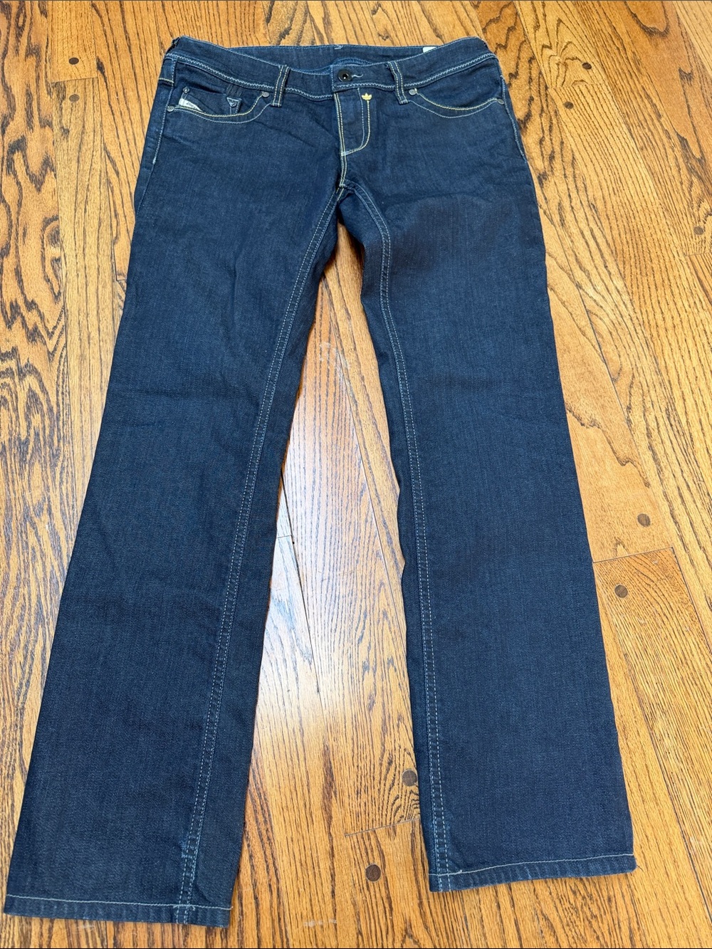 Diesel Industry x Adidas Collab sz 30 Adi-Lowky blue jeans denim